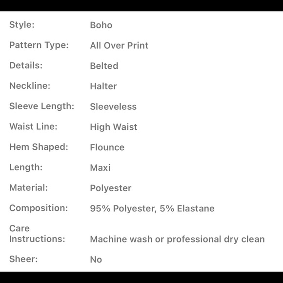 Boho Plus Size Print Halter Maxi Dress Blue - Picture 11 of 11